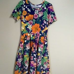 LuLaRoe Amelia Floral Dress